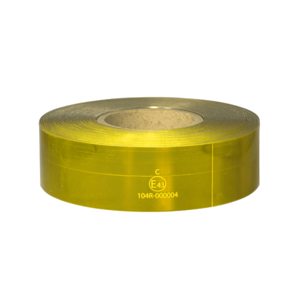 Bande poids lourds ECE 104 Jaune - 51mm*50M